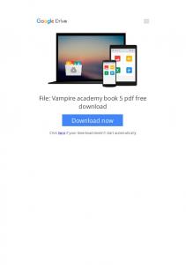 Download vampire academy pdf